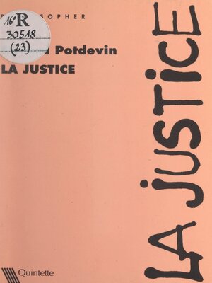 cover image of La justice